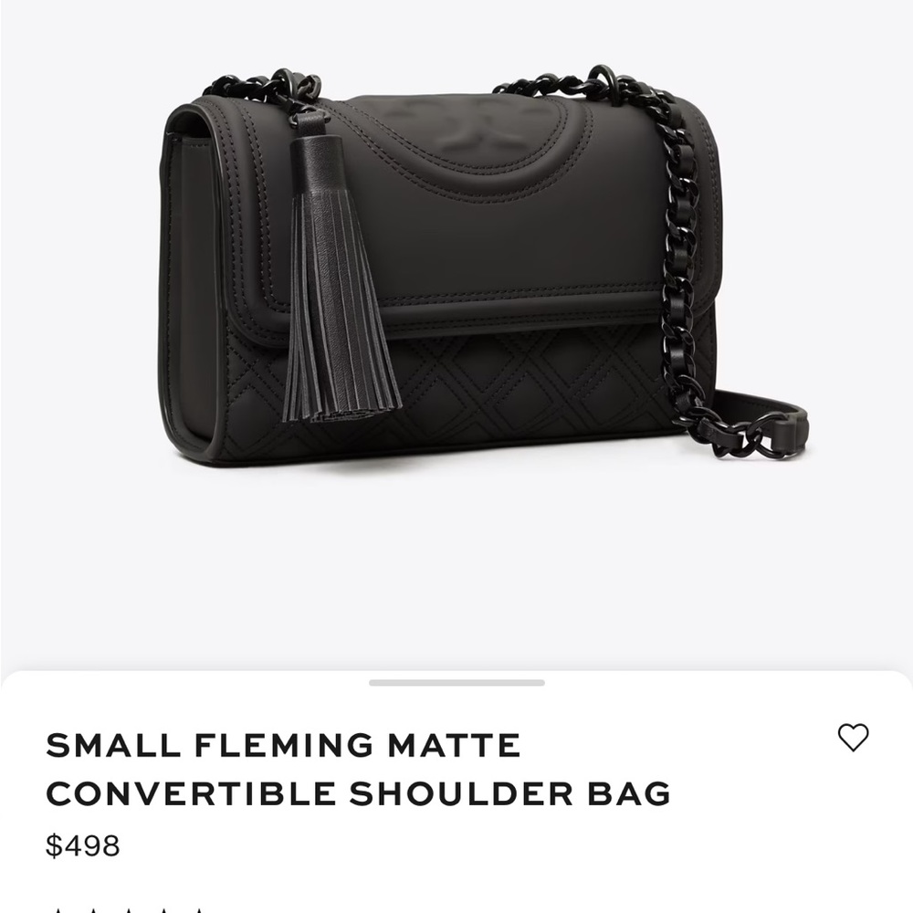 Tory Burch FLEMING MATTE CONVERTIBLE SHOULDER BAG